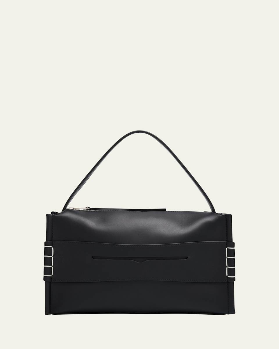 Loafer Medium Calf Leather Crossbody Bag